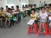 Jinjiang social workers to carry out joint summer employees' children "Foal Eagle" summer free cultivation PROGRAMMES: Job remedial classes song contest, basketball tennis training manual Square, Technology Quest and other interesting programs and moral education, life safety education activities 